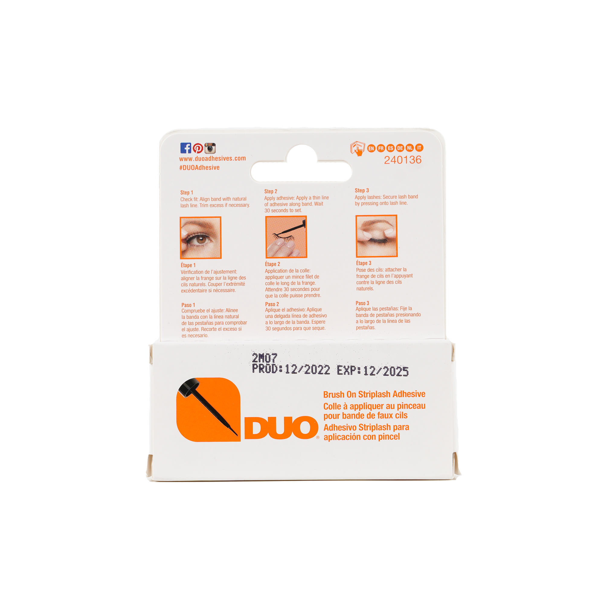 DUO BRUSH (DARK) ADHESIVE 5G