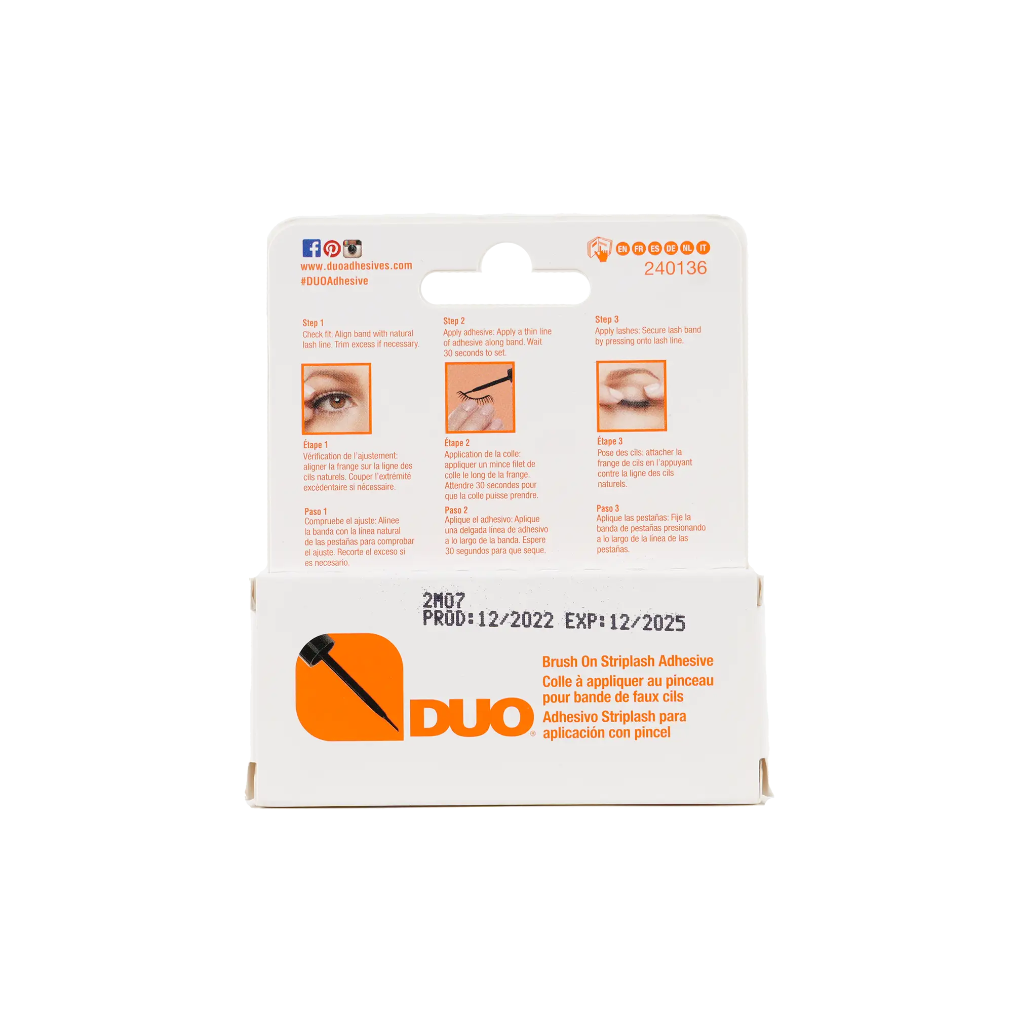 DUO BRUSH (DARK) ADHESIVE 5G