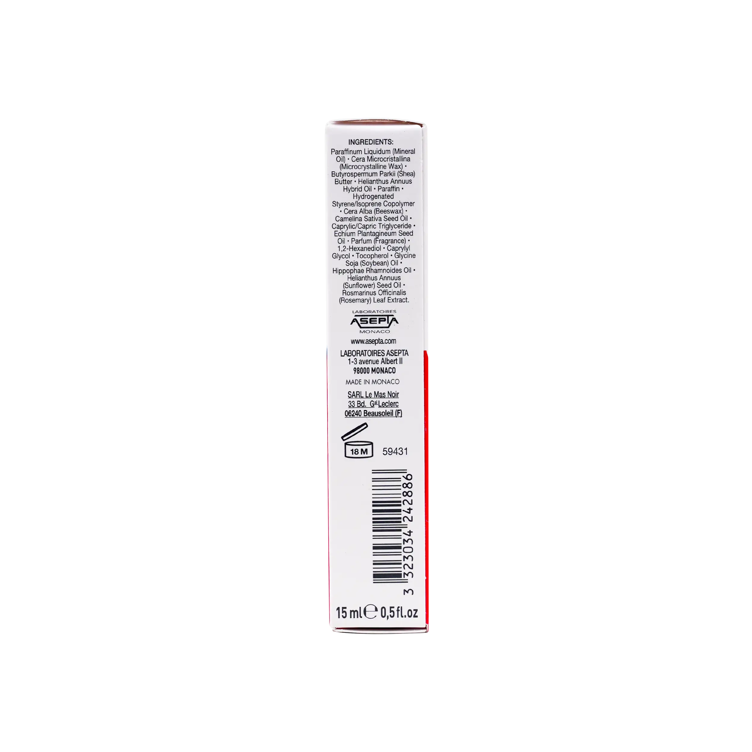 Vita Citral Lip Balm 15Ml(Ec746)-Red