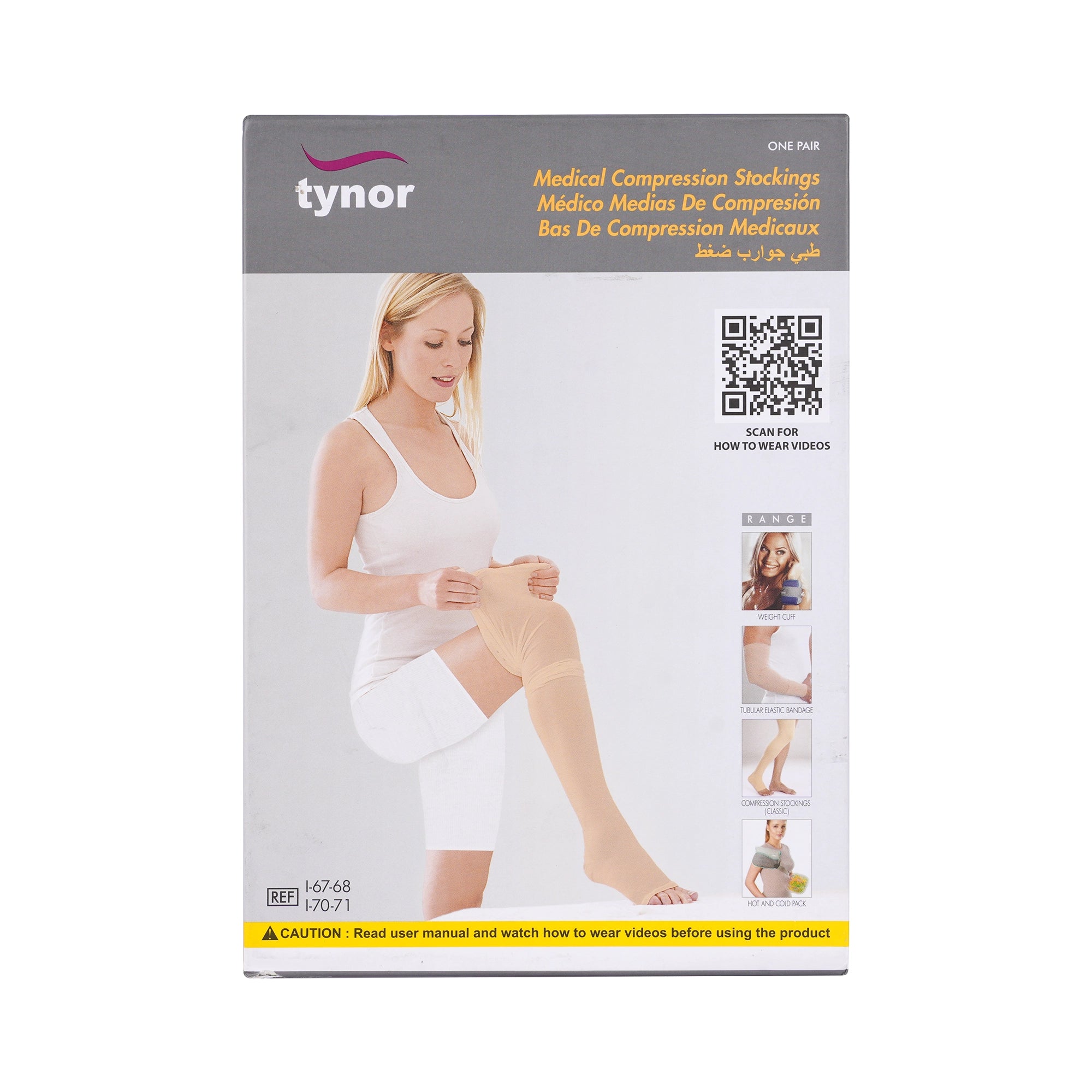 32548-Tynor Leg Stocking Medical Knee High C2-I67 XL 