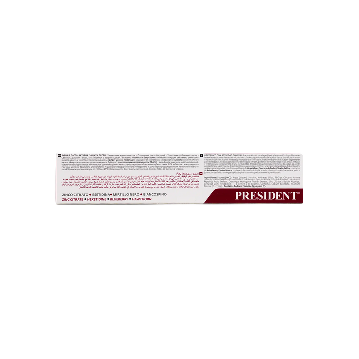 32549-President Safe Gums Active Toothpaste 75ml +4