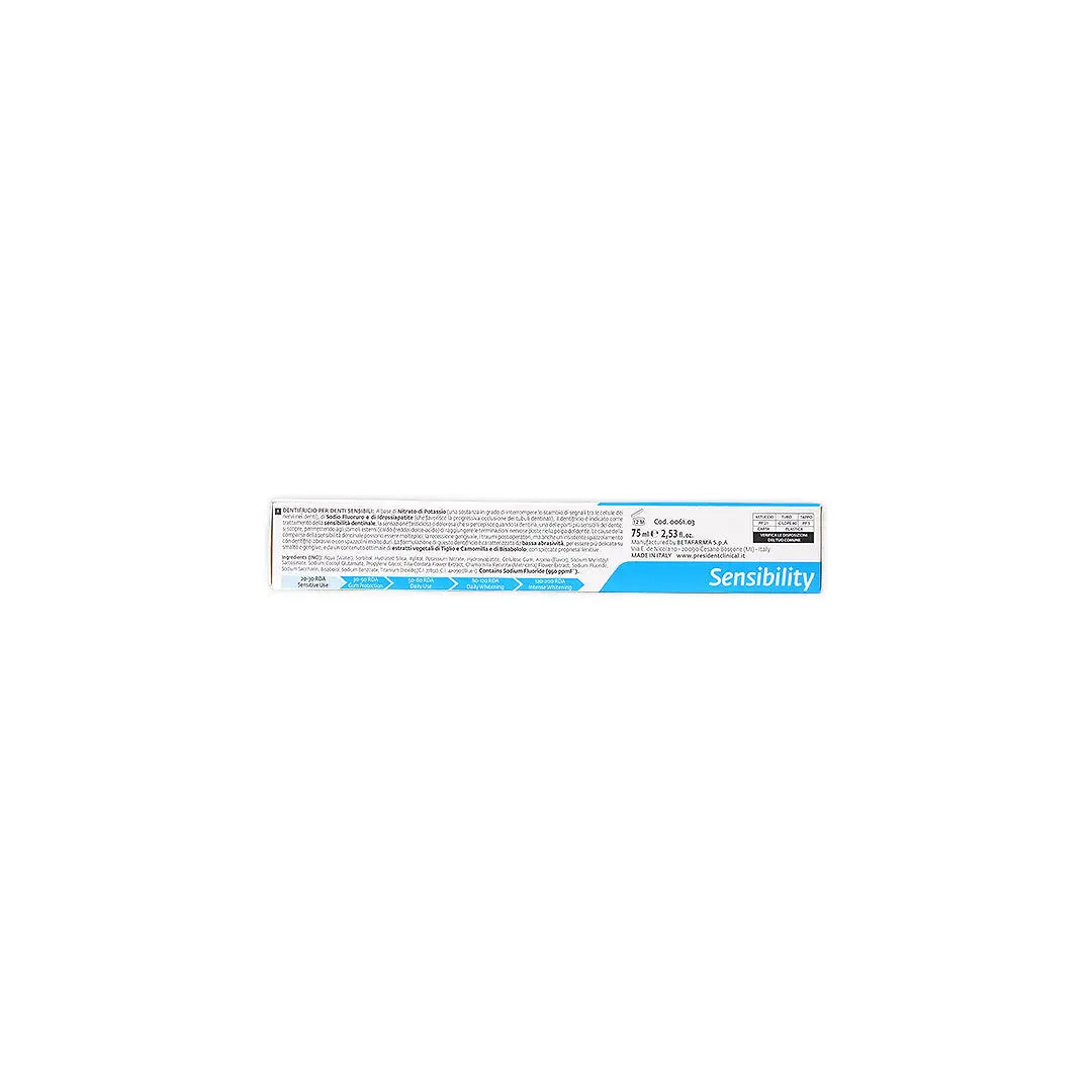 32551-President Sensitive Toothpaste 75ml +2
