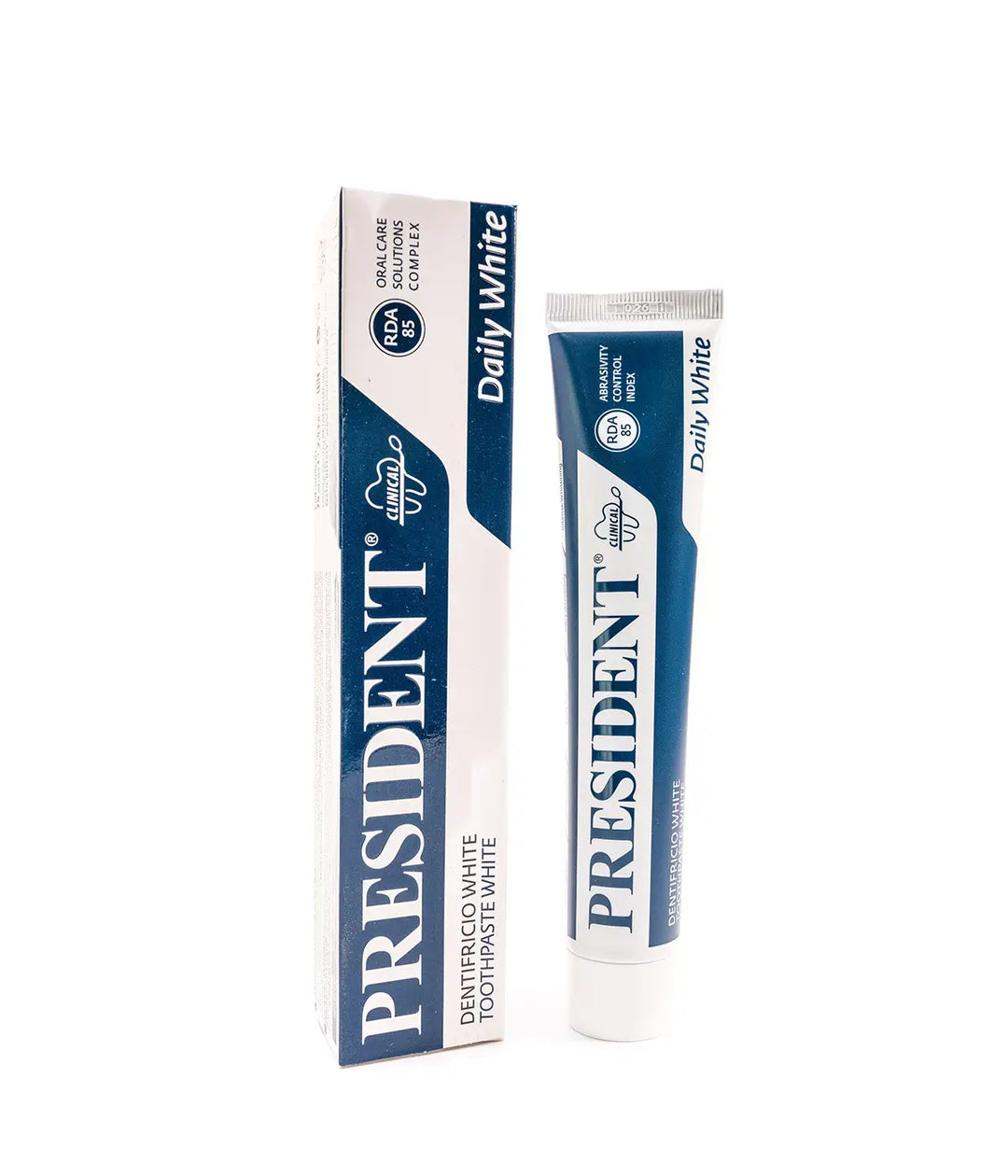 32553-President Daily white Toothpaste 75ml +1