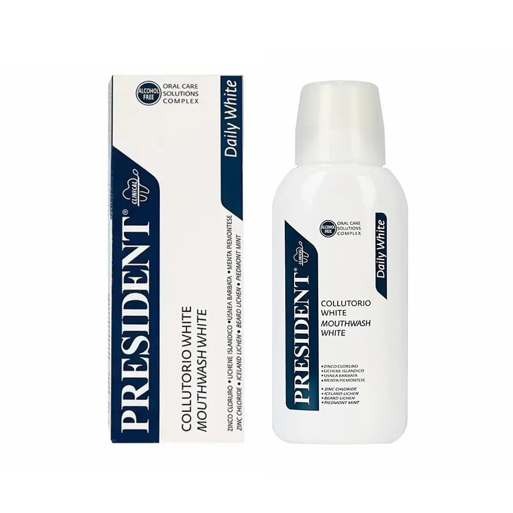 President Daily White Mouthwash 250Ml