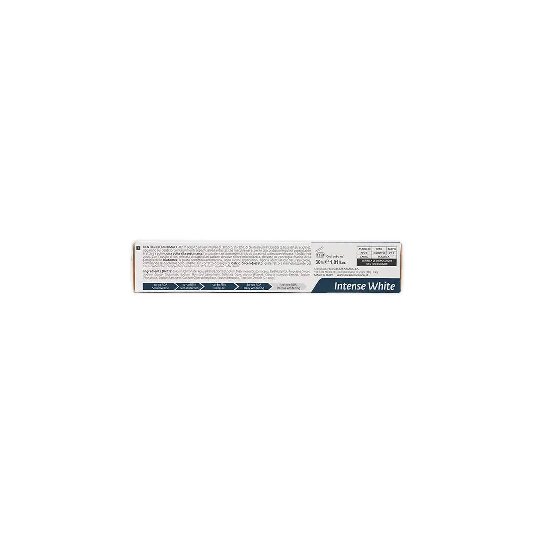 32557-President Intense White Toothpaste 30ml +3