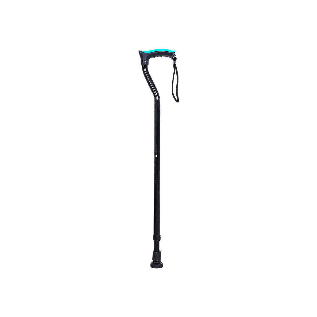 Tynor Walking Stick With Soft Handle-L07 Black +3