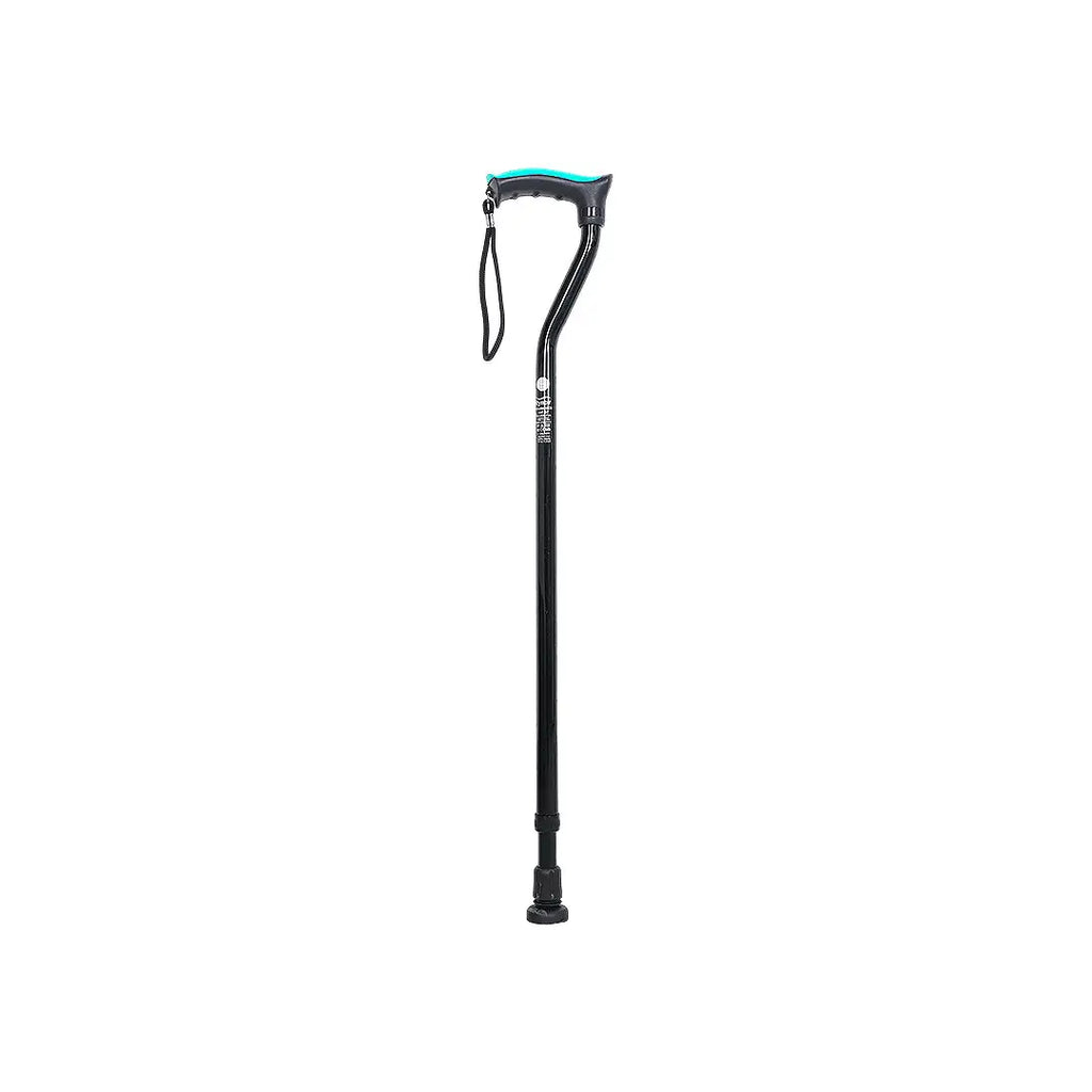 Tynor Walking Stick With Soft Handle-L07 Black