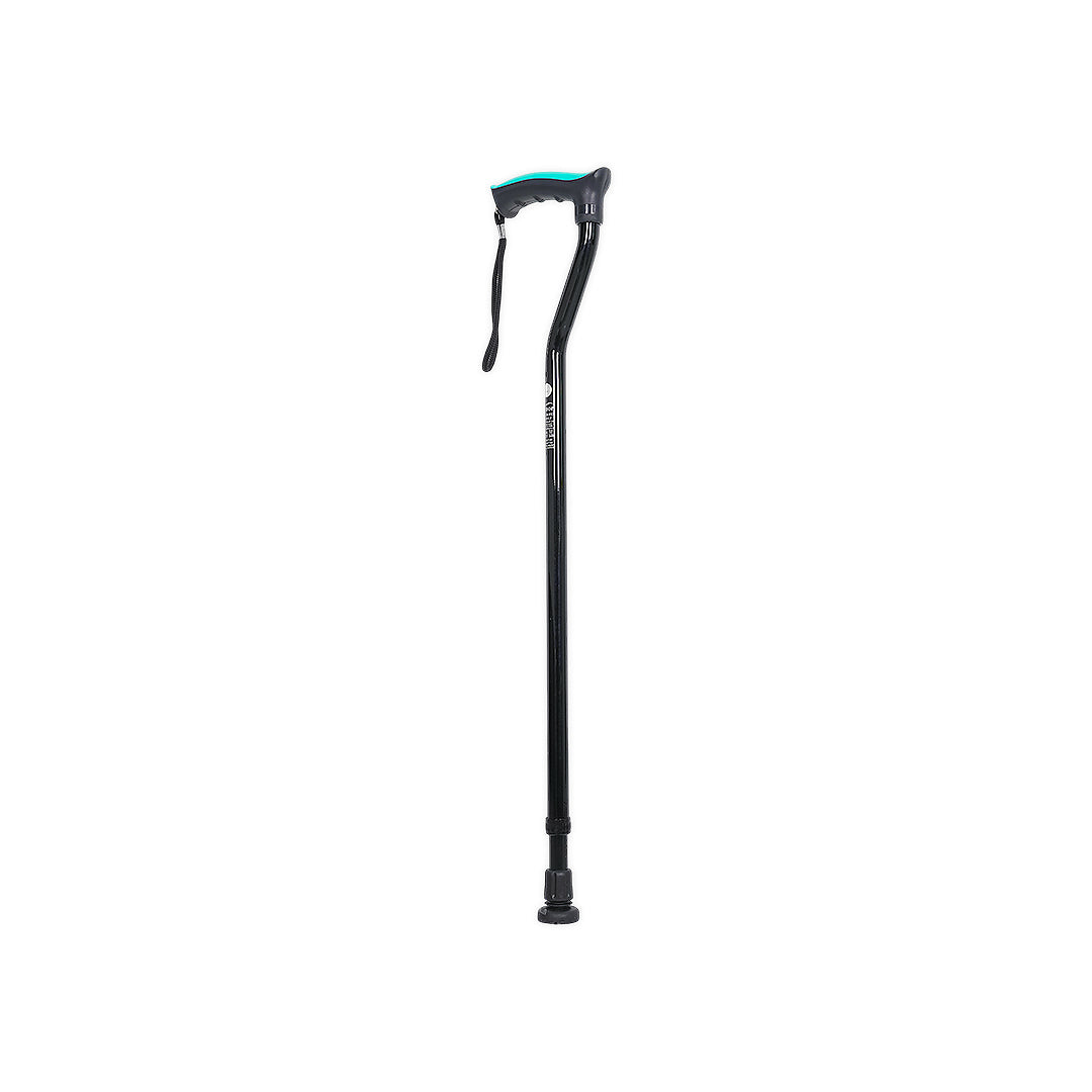 Tynor Walking Stick With Soft Handle-L07 Black +2