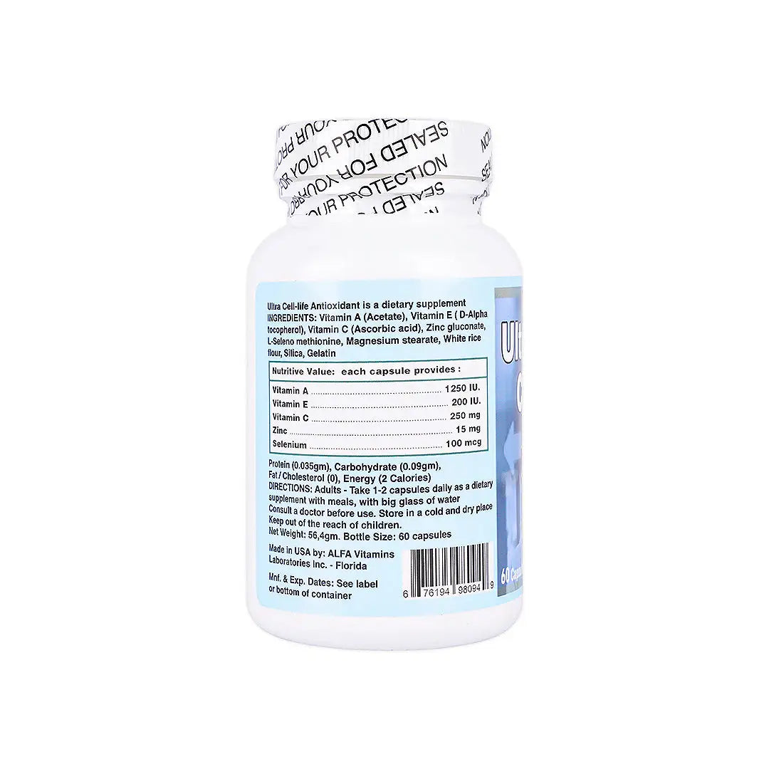Ultra Cell Life Antioxidant 60Cap +4