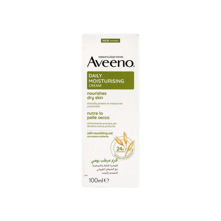 32696-Aveeno Daily Moisturising Cream 100Ml +2