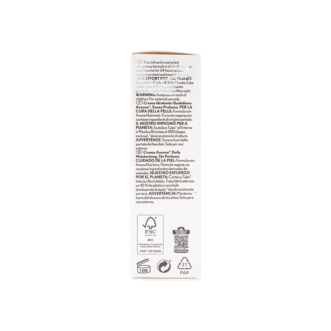32696-Aveeno Daily Moisturising Cream 100Ml +5