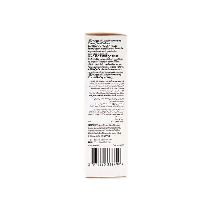 32696-Aveeno Daily Moisturising Cream 100Ml +4