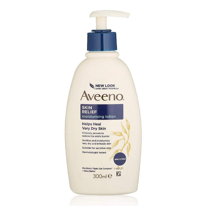 AVEENO SKIN RELIEF NOURISHING LOTION 300ML-UNSCENTED