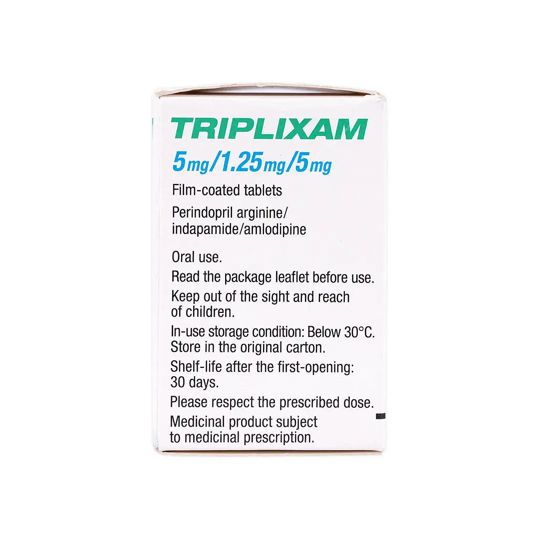 triplixam 5mg 1 25mg 5mg tab30