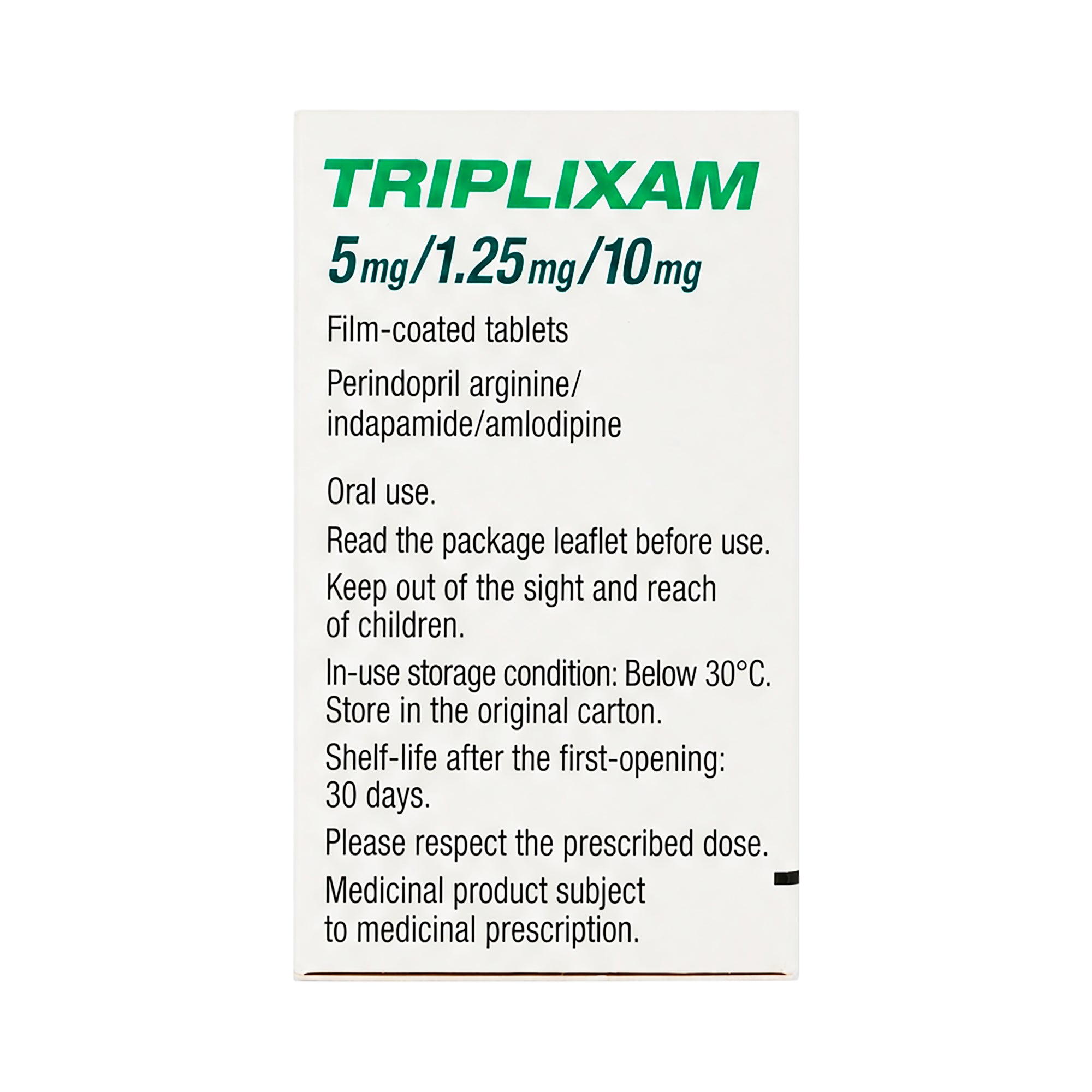 32721-Triplixam 5Mg/1.25Mg/10Mg/ Tablets30 +3