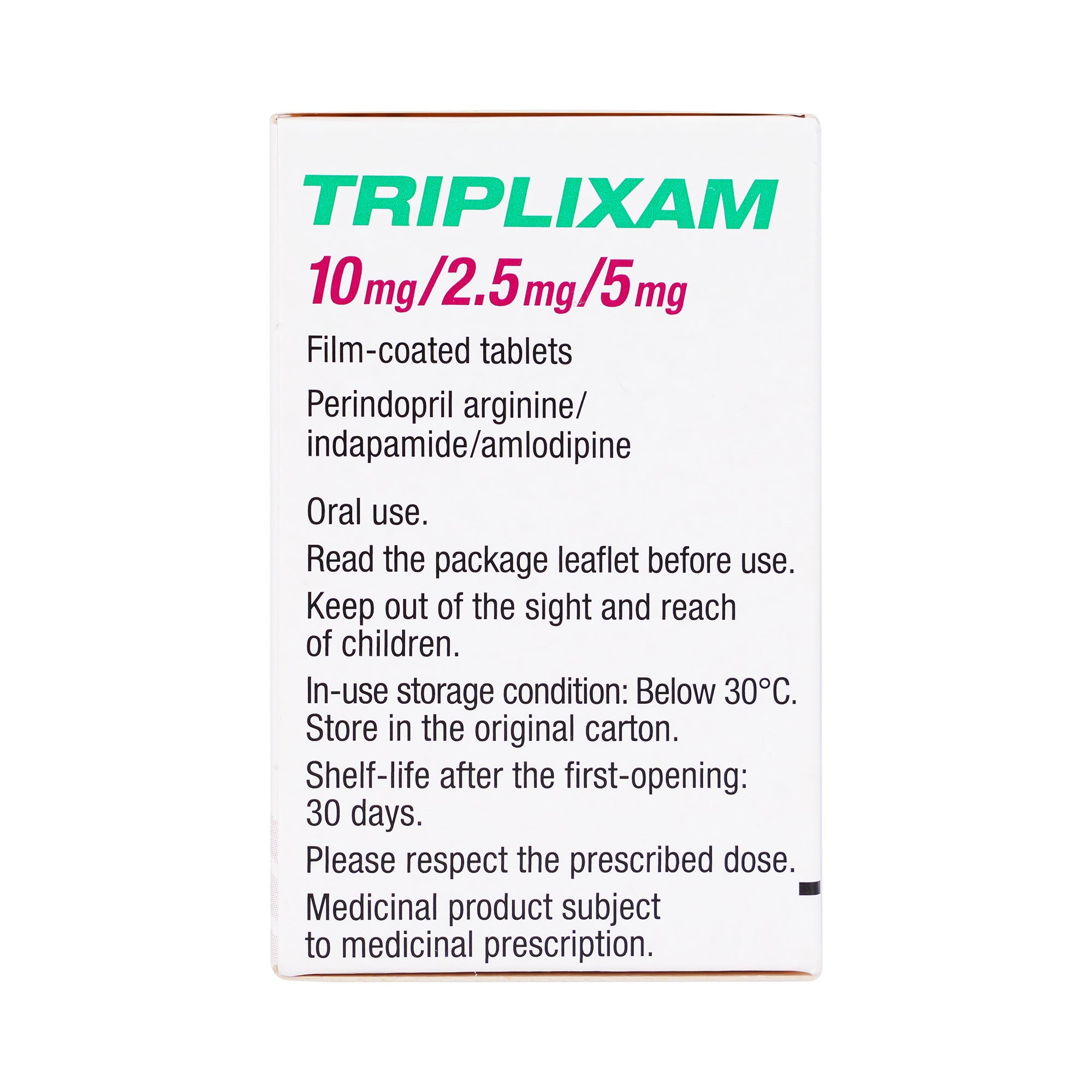 32722-Triplixam 10Mg/2.5Mg/5Mg/  30  Tablets +2
