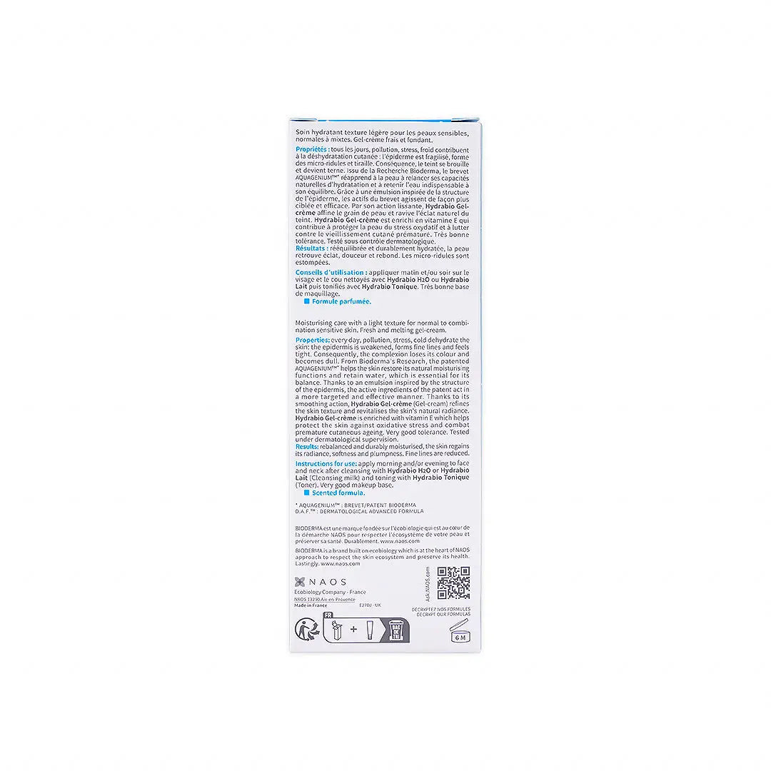 BIODERMA HYDRABIO GEL CR 40M 2257447