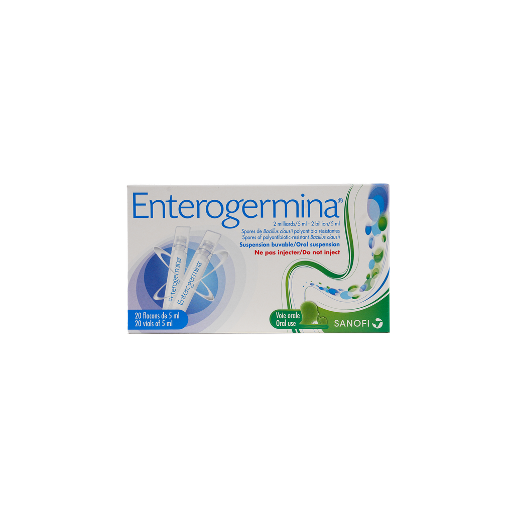 ENTEROGERMINA ORAL SUSP 20VIALS