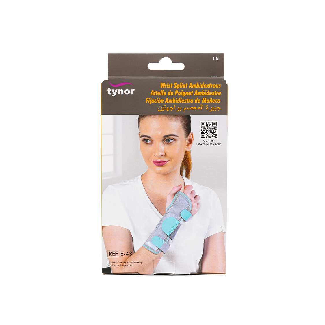 Tynor Wrist Splint Ambidextrous-E43 M