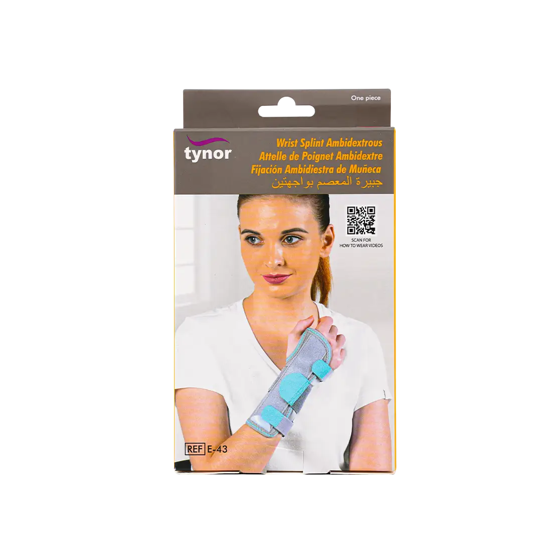 45128-Tynor Wrist Splint Ambidextrous-E43 L
