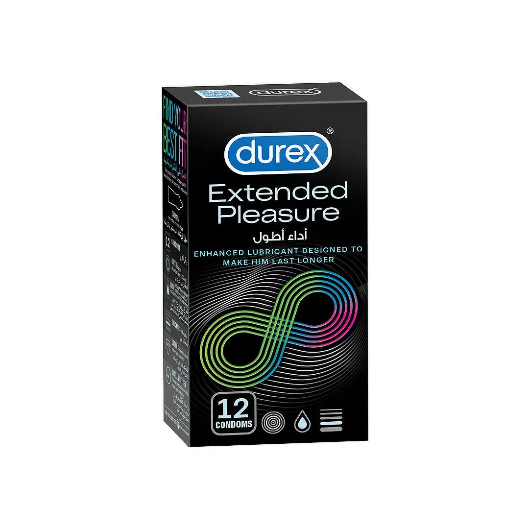 Durex Extended Pleasure Condoms 12s