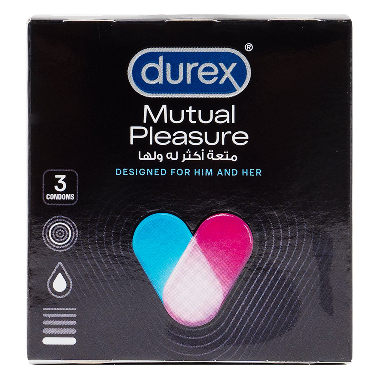 DUREX CONDOM MUTUAL PLEASURE 3S