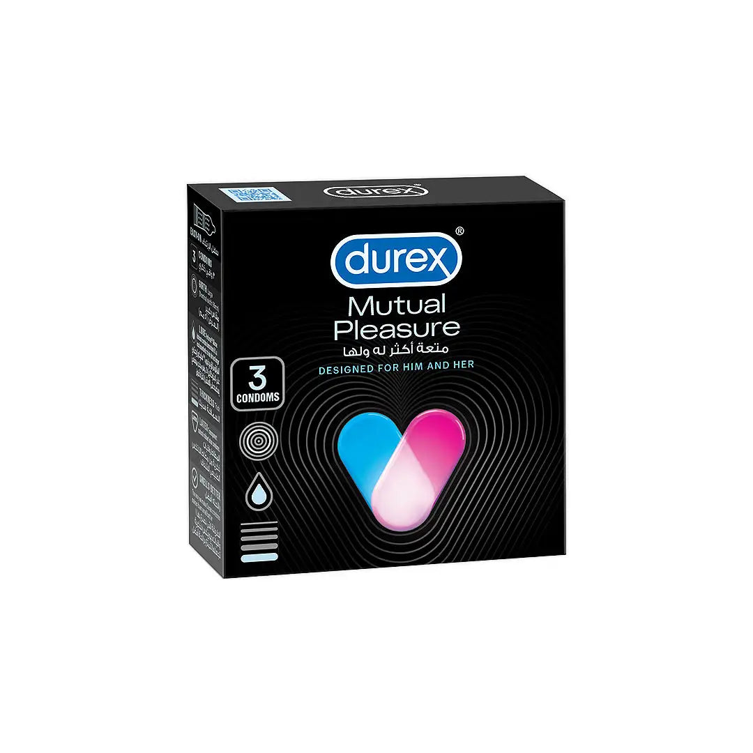 Durex Mutual Pleasure Condoms 3s