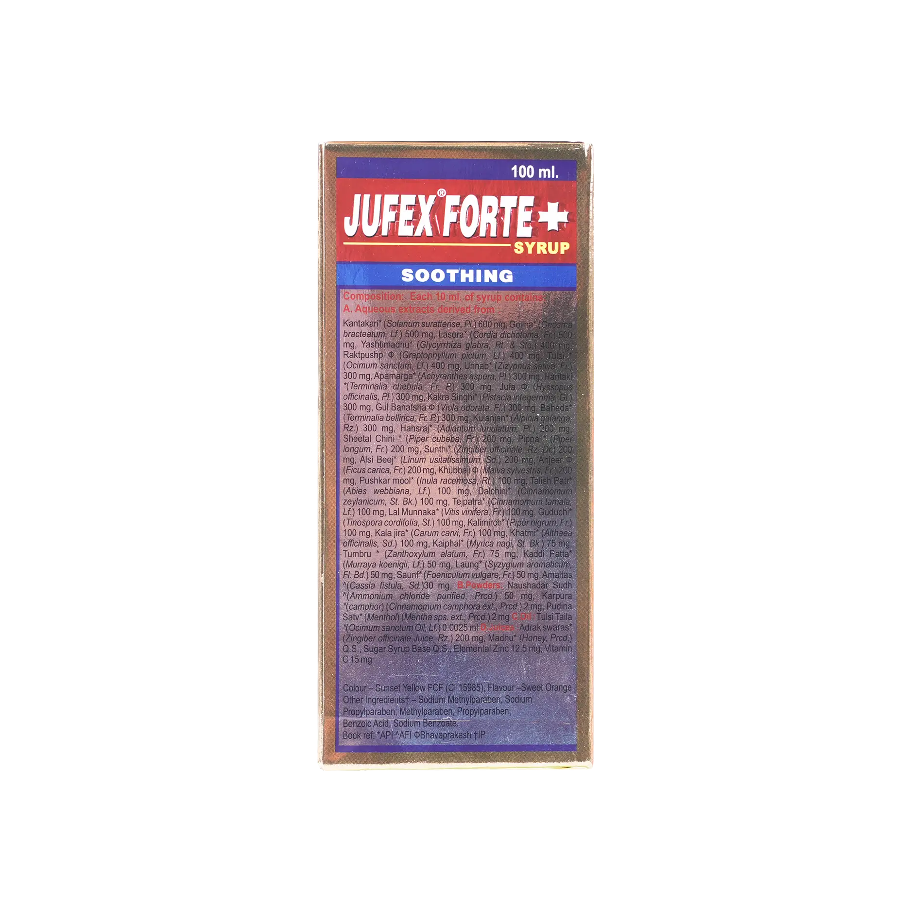 Jufex Forte Syrup 100Ml