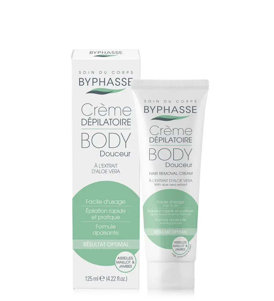 33316-Byphasse Body Hair Removal Aloe Vera Cr 125Ml