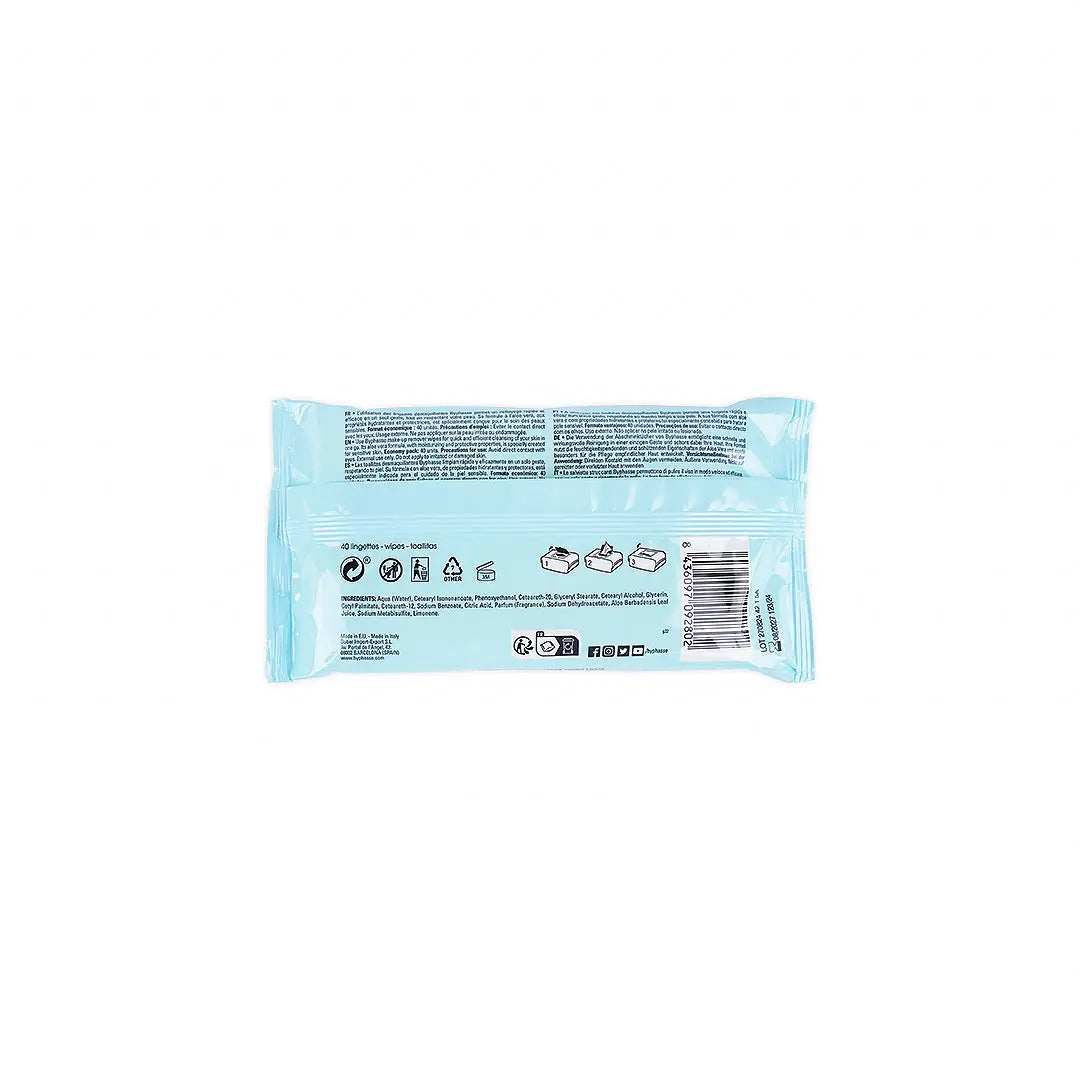 33323-Byphasse Wipes Aloe Vera 40pcs +1
