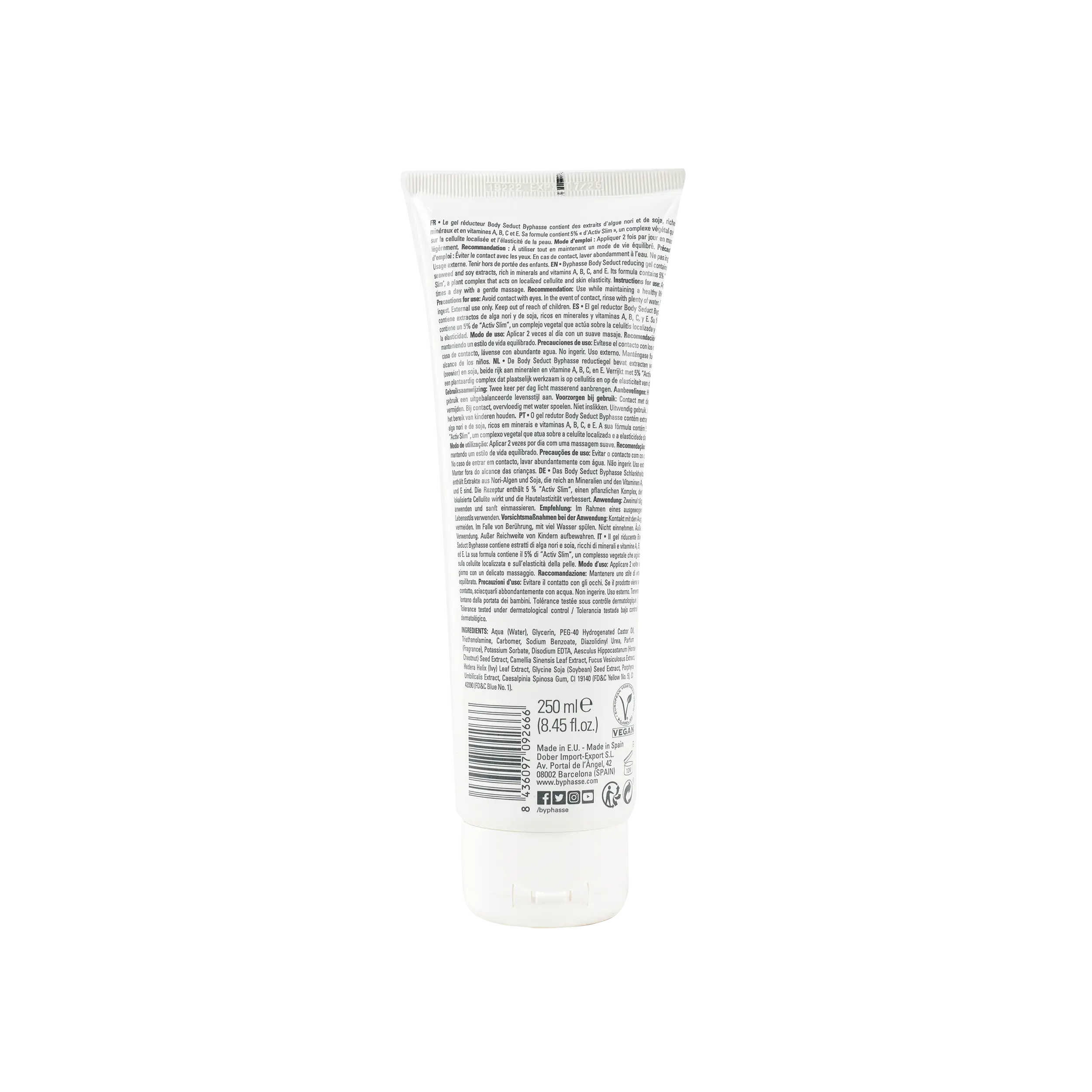 Byphasse Body Slim Reducing Gel 250Ml 2666