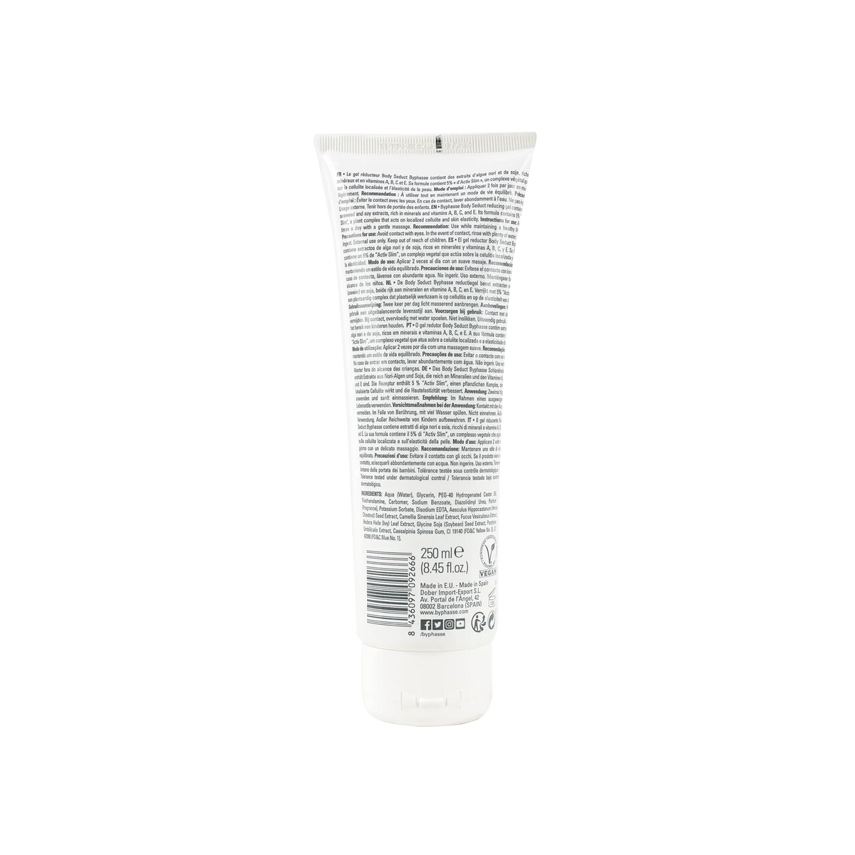 33331-Byphasse Body Slim Reducing Gel 250Ml +1