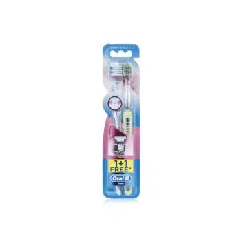ORAL-B ULTRATHIN PRECISION CLEAN 1+1 TOOTHBRUSH 58696