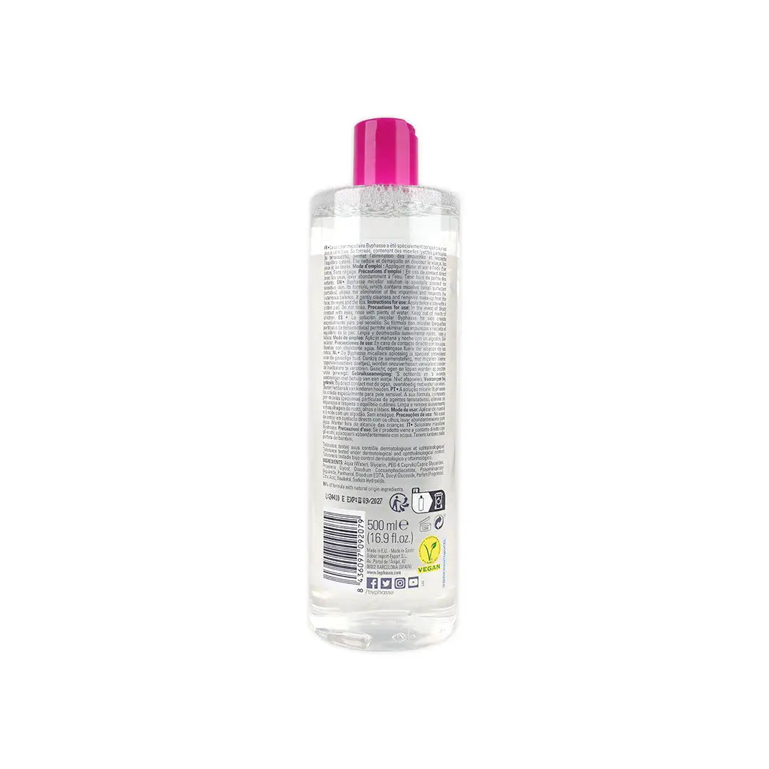 33345-Byphasse Face Micellar  Mak-Up Remover 500Ml +1