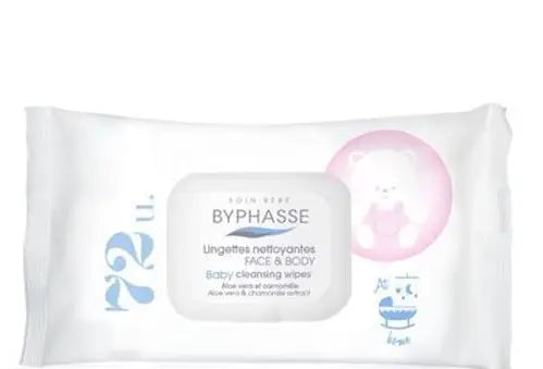 Byphasse Baby Wipes Face&Body 72Pack 1768