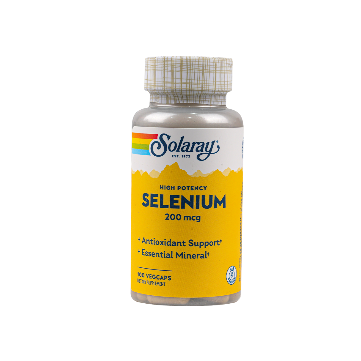 Solaray Selenium 200mcg 100vegcap