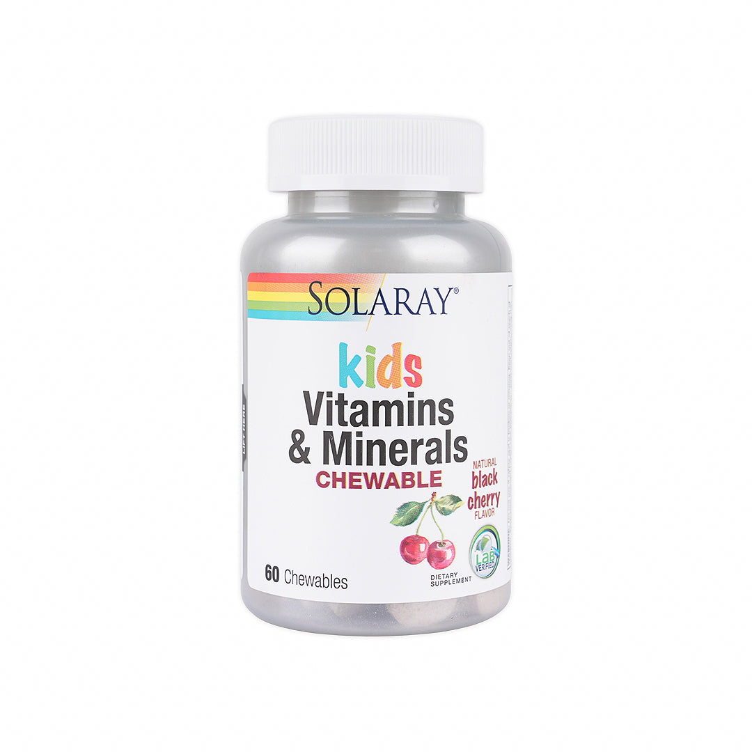 SOLARAY KIDS VITAMINS & MINERALS 60CHEWABLES