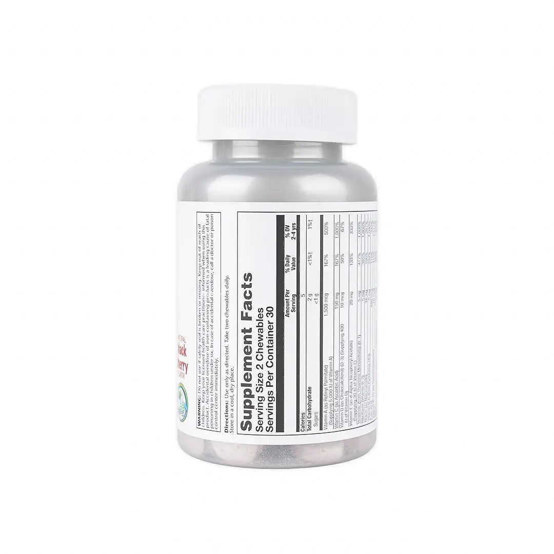 33358-Solaray Kids Vitamins & Minerals 60Chewables +2