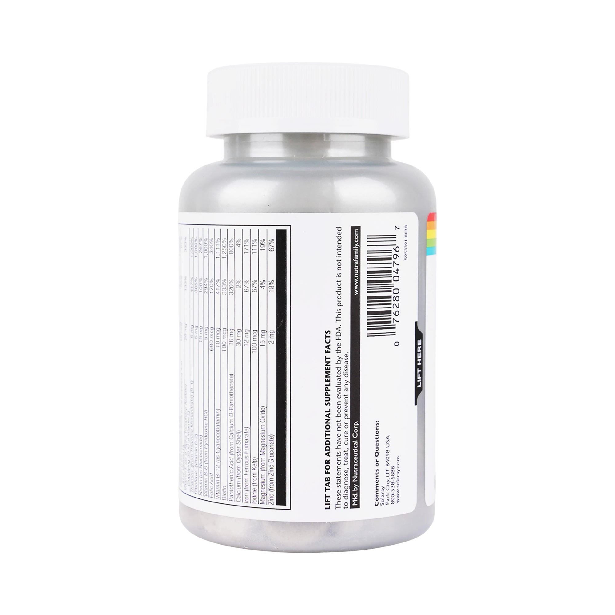 33358-Solaray Kids Vitamins & Minerals 60Chewables +2