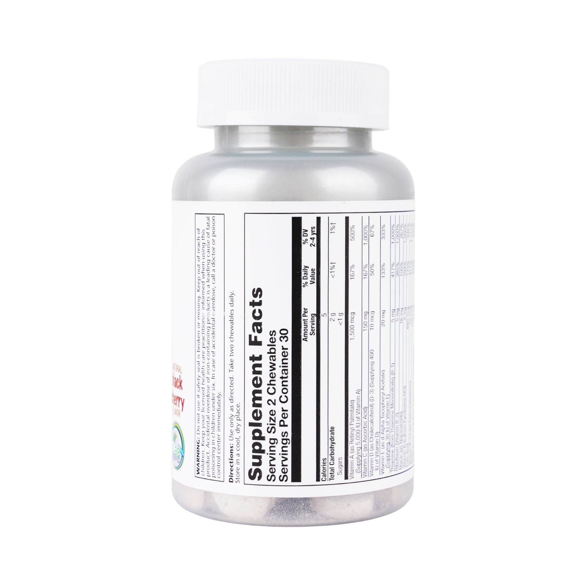 33358-Solaray Kids Vitamins & Minerals 60Chewables +1