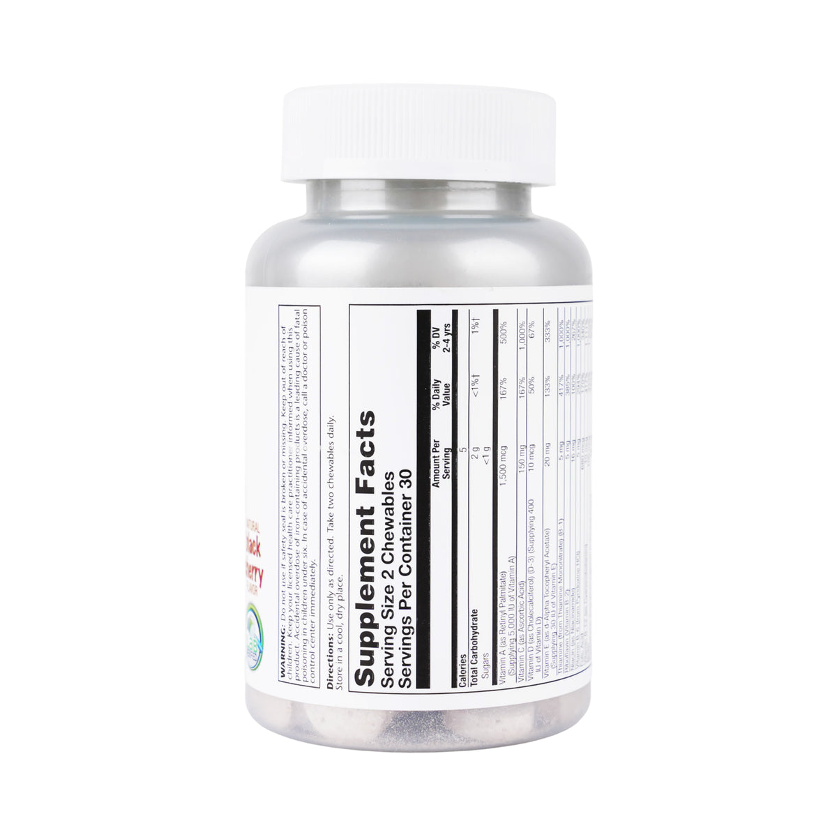 33358-Solaray Kids Vitamins & Minerals 60Chewables +1