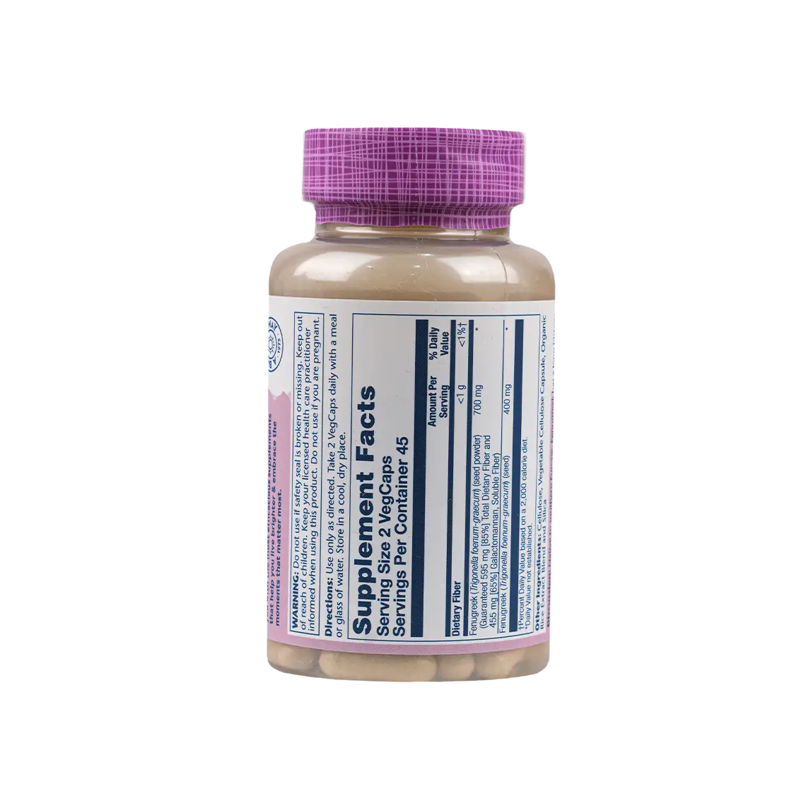 Solaray Fenugreek Extract 700mg 90vegcap