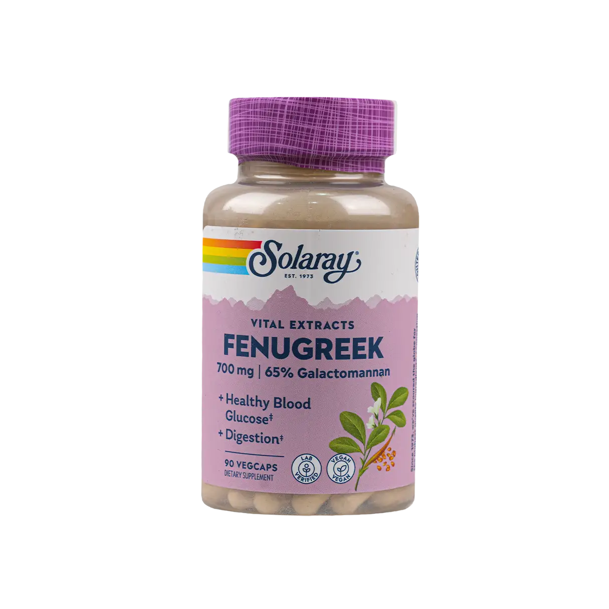 Solaray Fenugreek Extract 700mg 90vegcap
