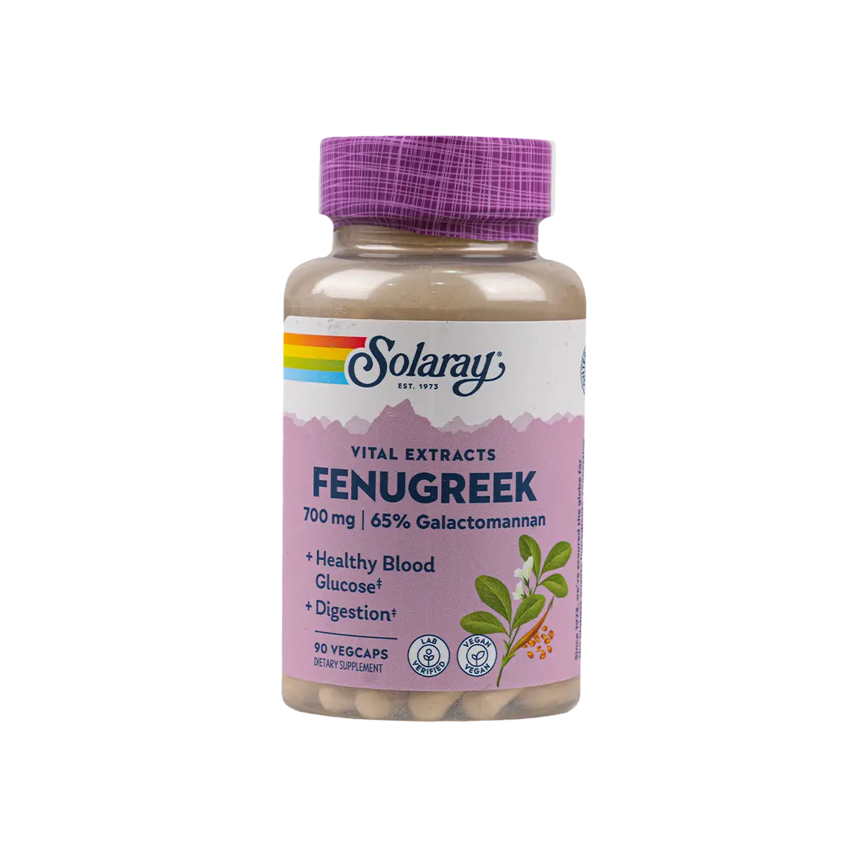 33361-Solaray Fenugreek Extract 700mg 90vegcap