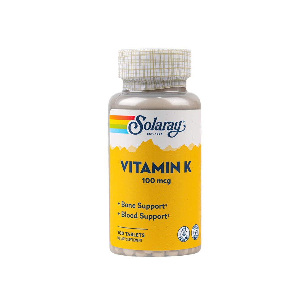 SOLARAY VITAMIN - K 100MCG 100TAB