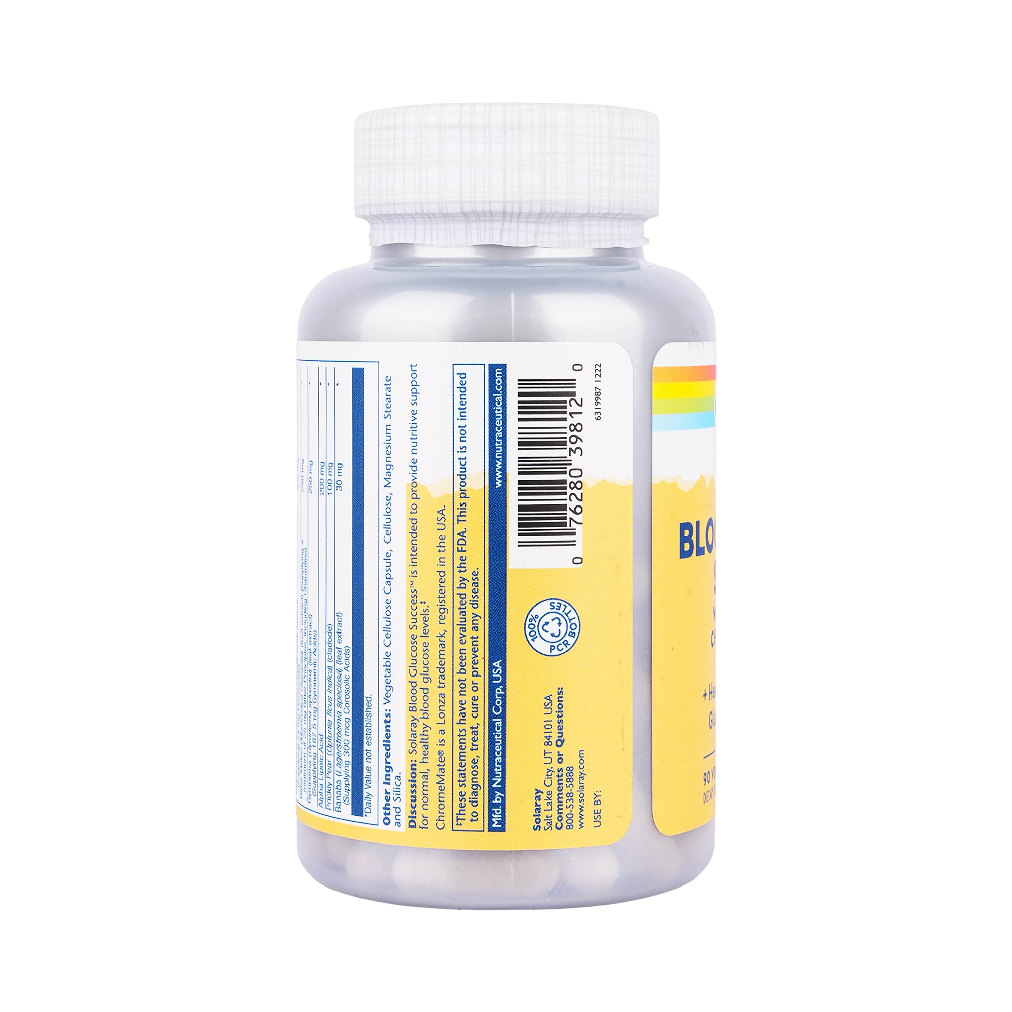 33364-Solaray Blood Glucose Success 90 Veg Capsules +1