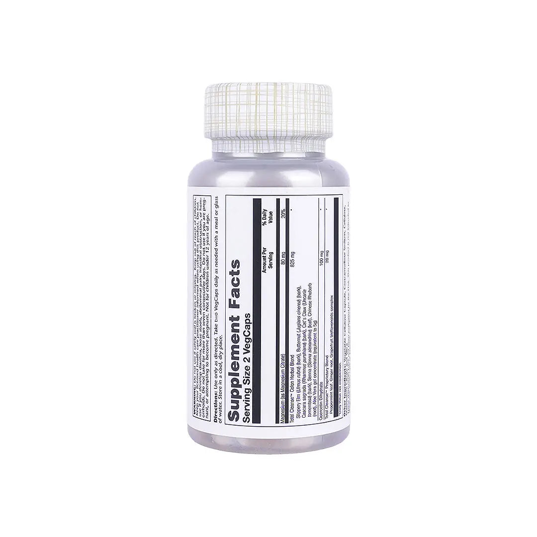 33365-Solaray Total Cleanse Colon 60vegcap +2