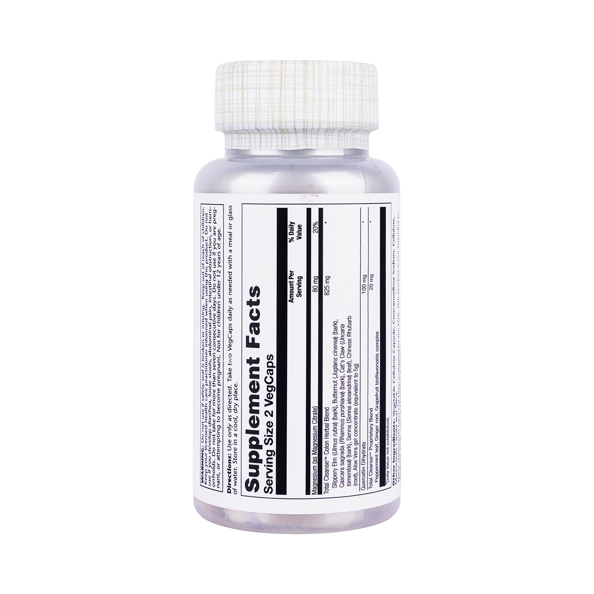 33365-Solaray Total Cleanse Colon 60 Veg Capsules +2