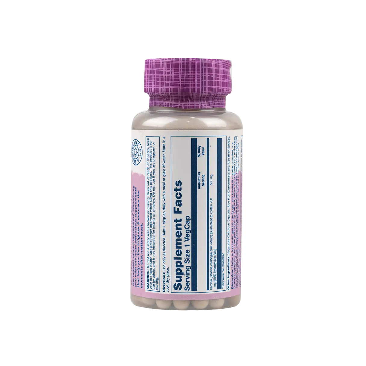 Solaray Garcinia Cambogia 500mg 60vegcap