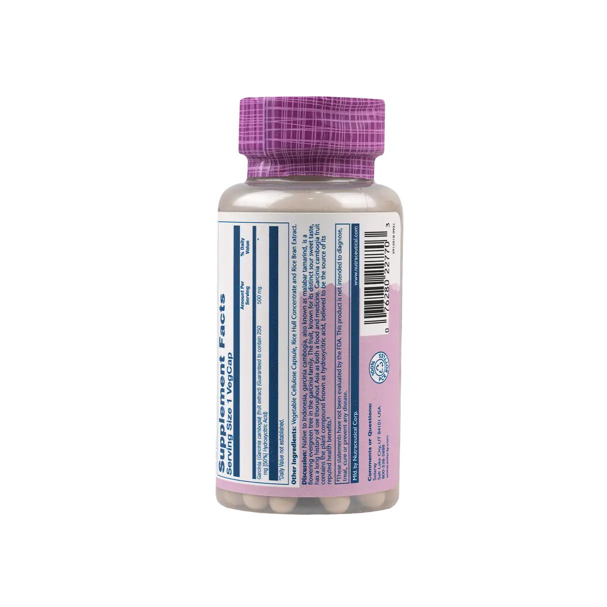 Solaray Garcinia Cambogia 500mg 60vegcap